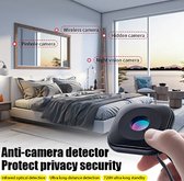 Détection de caméra cachée - Portable - Détection de caméra cachée - Détecteur de caméra espion - Rechargeable - Geen téléphone requis - Zwart