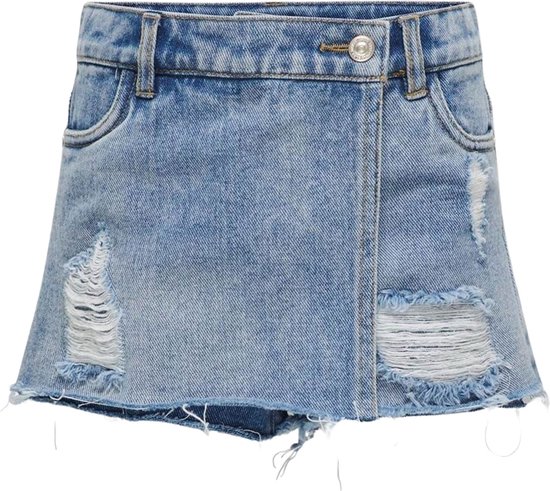 Kids Only Texas Wrap Denim Rok Meisjes - Maat 152