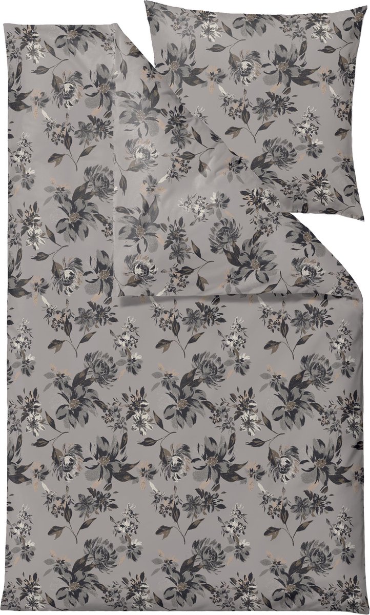 Södahl organic History Bloom Beddengoed DE 135 x 200 cm Grey