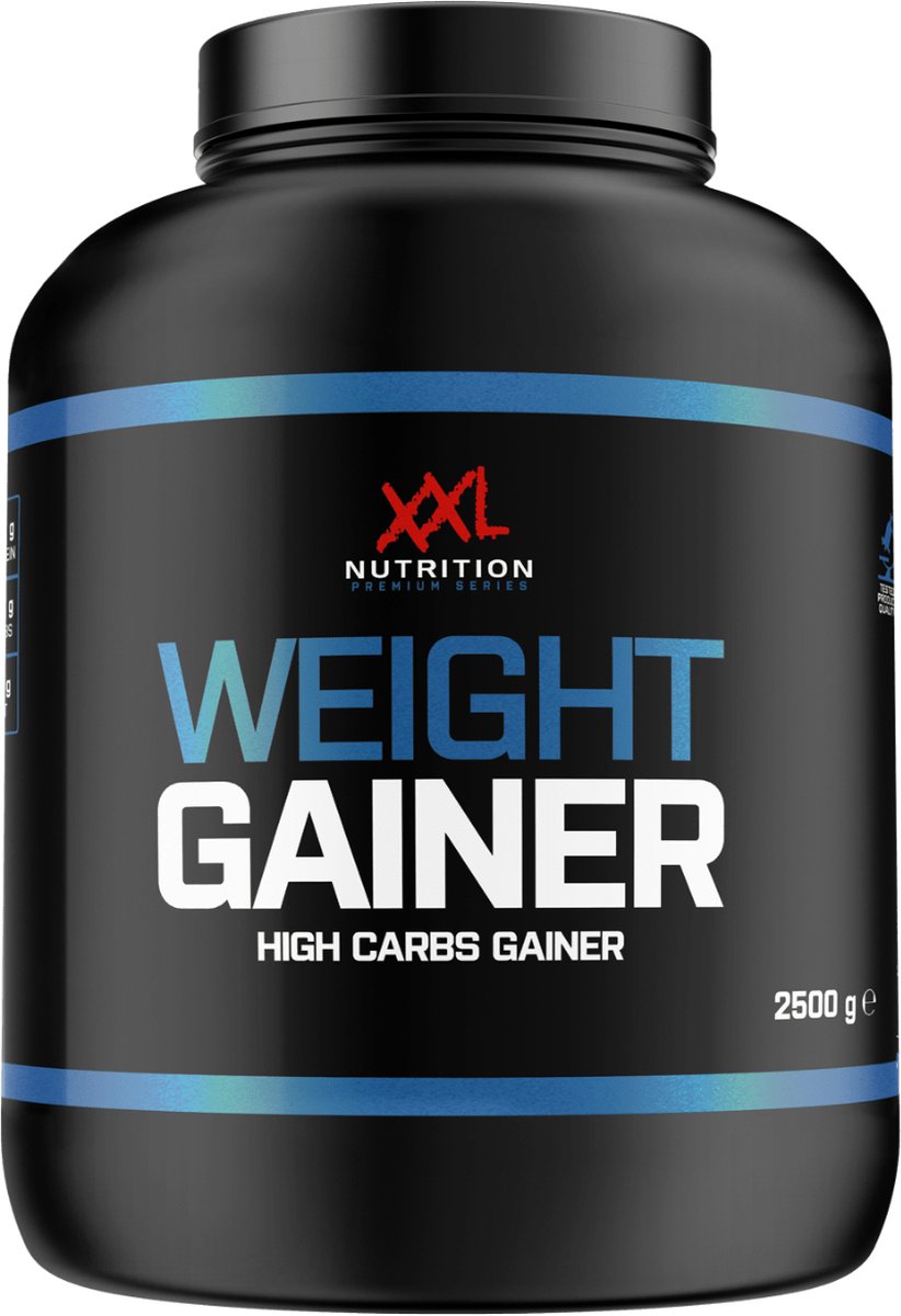 Goedkoopste XXL Nutrition - Weight Gainer - Voor Verantwoorde Gewichtstoename - Maaltijdvervanger hoog in Koolhydraten & Eiwitten (Concentraat & Isolaat) - Aankomen Mass Gainer - 2500 gram - Chocolade Hazelnoot