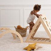 Arco De Escalada Para Niños 89x52x45,5 Cm Natural Joyz con Ofertas en