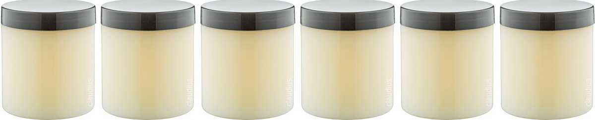 Goedkoopste Luxe Verzorgende Bodyscrub-Gel Hamam - 400 gram - Pot met zwarte deksel - set van 6 stuks - Hydraterende Lichaamsscrub