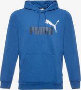 Puma ESS+ Col 2 Big Logo heren hoodie blauw - Maat XL