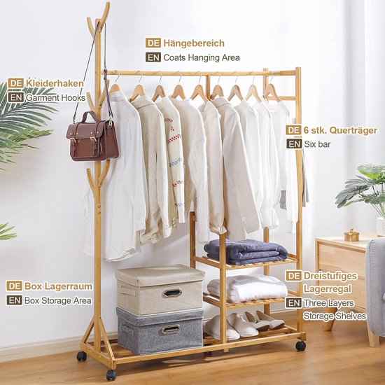 Kledingrek Vrijstaande hanger - Clothes rack Freestanding hanger