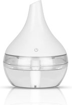 Aroma diffuser luchtbevochtiger wit 300ml - Geurverspreider - Humidifier - White - 7 kleurstijlen