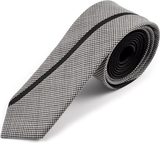 Cravate en laine grise Executive