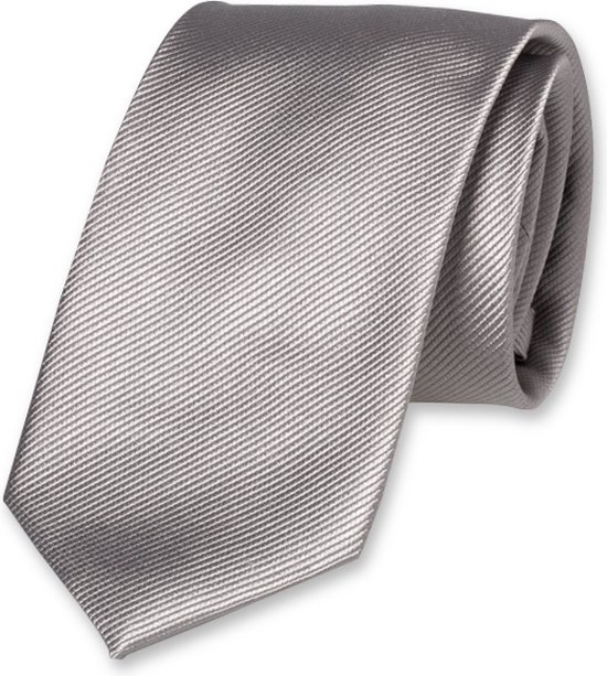 Cravate EL Cravatte - Gris Clair - 100% Soie