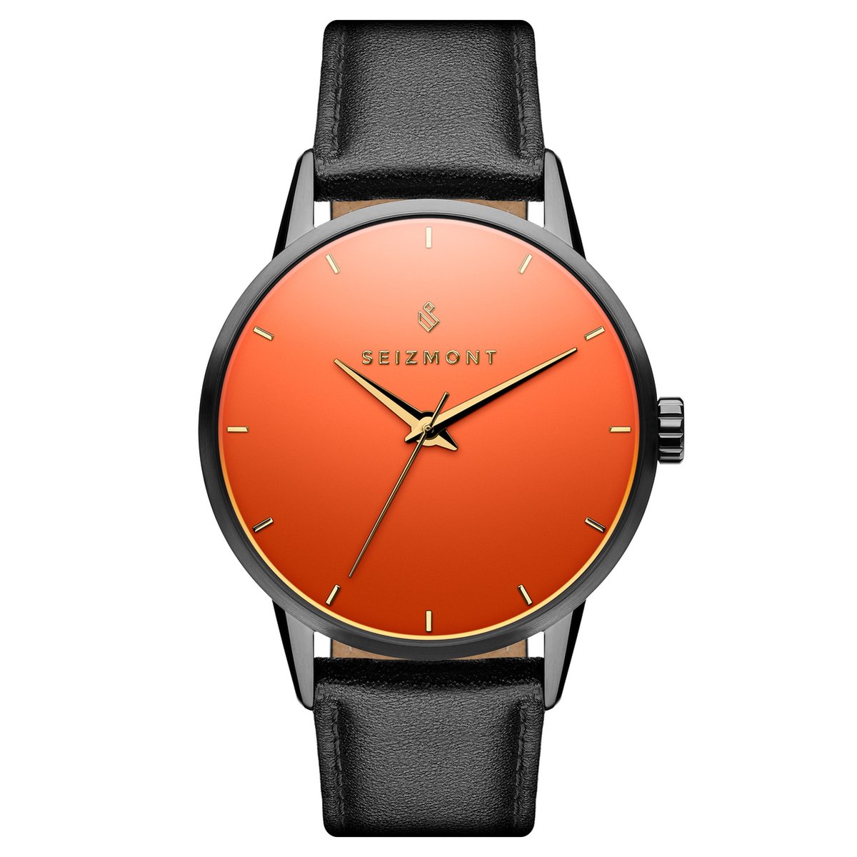 Onknown | Roestvrijstalen horloge met rood glas