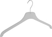 De Kledinghanger Gigant - 50 x Blousehanger / shirthanger kunststof frosted, 45 cm