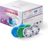 Somstyle Toiletblokjes Inbouwreservoir 18 Stuks - Blauw/Groen/Paars - Lavendel / Ocean / Lemon