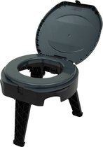 Chaise Po - Toilettes portatives - 37x37cm - Jusqu'à 100 KG - Toilettes de camping