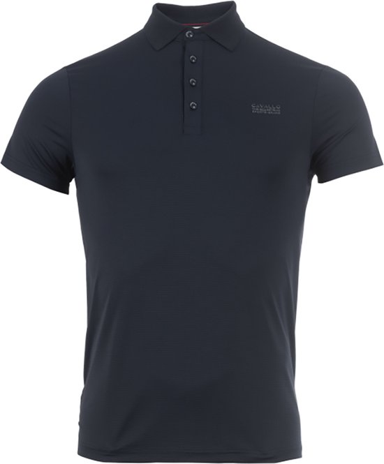 Polo Cavallo Cavalfunction Homme Bleu Foncé - XL