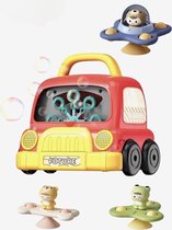 Badspeelgoed Auto Bellenblaas met Muziek en Licht met gratis 3 stuk Fidget spinner - Waterspeelgoed - Bellenblaas - Bubble Auto - Bellenblazer - inclusief bellenblaassop