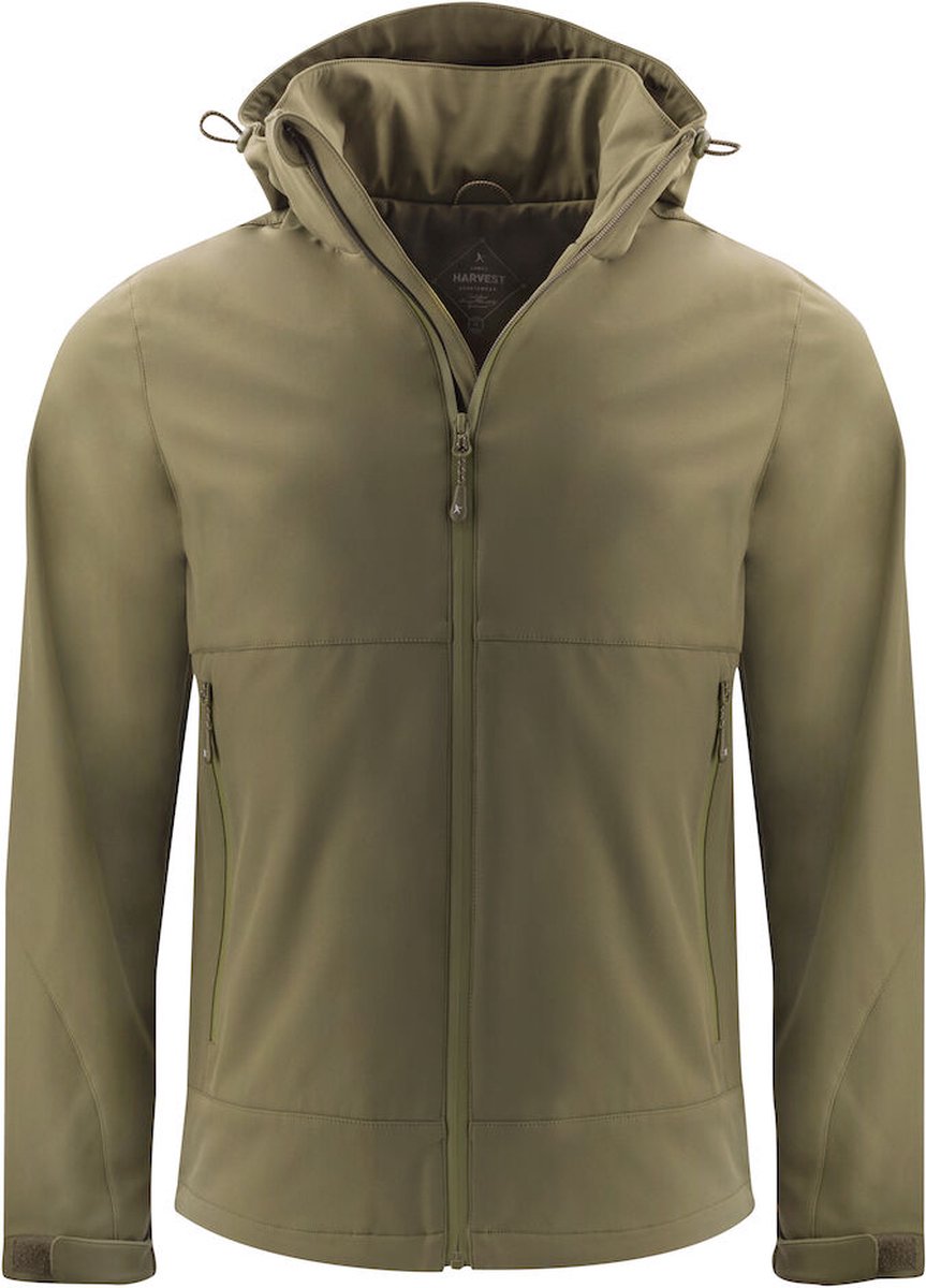James Harvest SOFTSHELL LODGETOWN 2131042 mosgroen