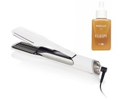 ghd Duet Style White + Elleure Modeler Olie 50ml