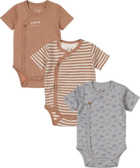 Dirkje NOOS BOYS Jongens Rompertje 3 PACK - Maat 62/68