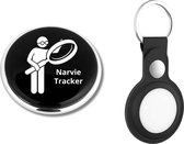 NARVIE - Mini GPS Tracker - satelliet 24/7 live locatie meekijken - Incl sleutelhanger hoes - Geschikt voor Android / Iphone - incl. gratis app - Sleutels Key Finder Sleutel tracker