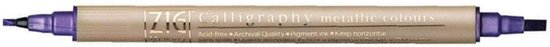 Zig Calligraphy metallic violet