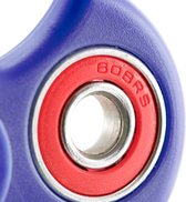 Hand Spinner Dam Racing - Bleu Clair - Roulement 608 - Pour Adultes Et Enfants - Anti-stress