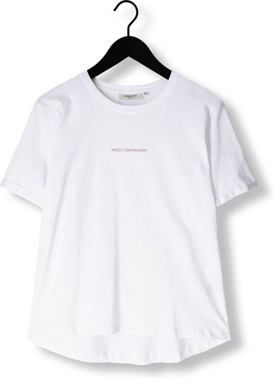 MSCH Copenhagen Mschterina Organic Small Logo Tee Tops & T-shirts Dames - Shirt