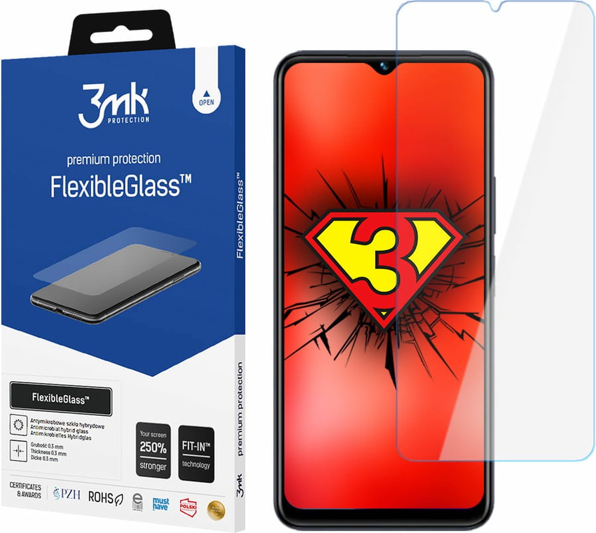 Motorola Moto E22 - 3mk FlexibleGlass