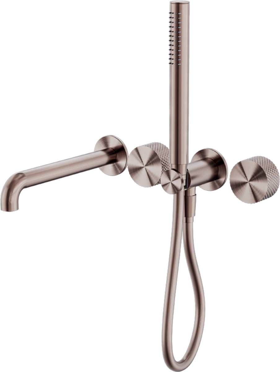Owen & Finch Inbouw Badkraan Progressive – Geborsteld Satijn Brons - Messing - PVD afwerking