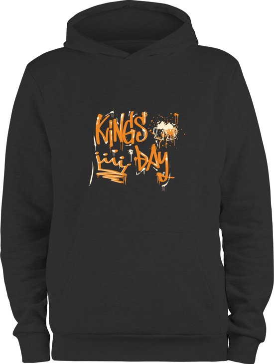 Koningsdag Kleding | Fotofabriek Koningsdag hoodie heren | Oranje hoodie | Maat M | Kingsday