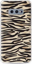 Casetastic Samsung Galaxy S10e Hoesje - Softcover Hoesje met Design - Savannah Zebra Print