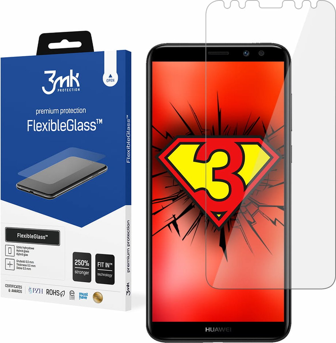Huawei Mate 10 Lite - 3mk FlexibleGlass