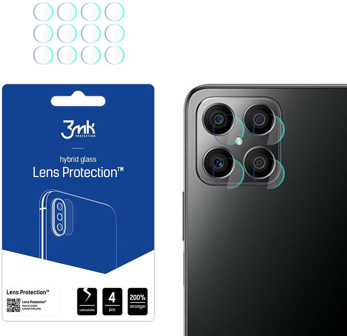 Honor X8 5G - 3mk Lens Protection