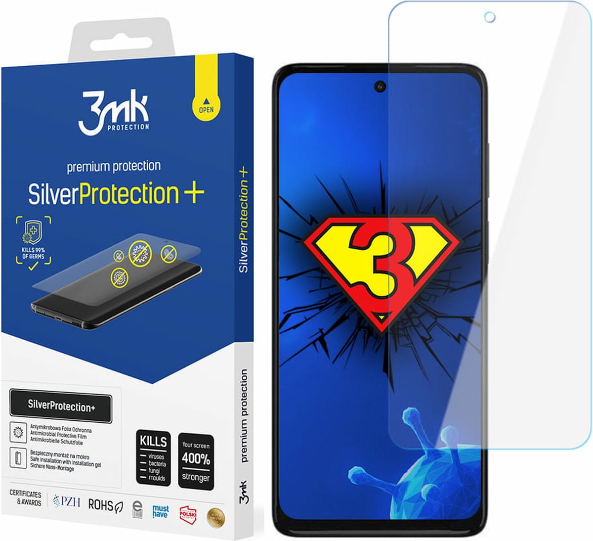 Motorola Moto G62 5G - 3mk SilverProtection+