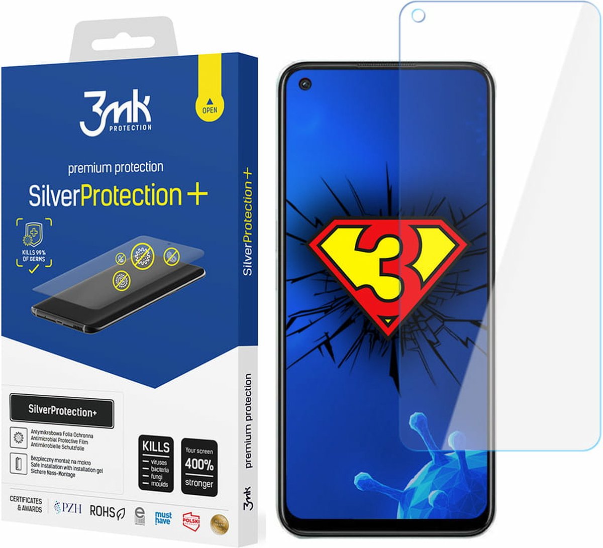 Oppo K10x 5G - 3mk SilverProtection+