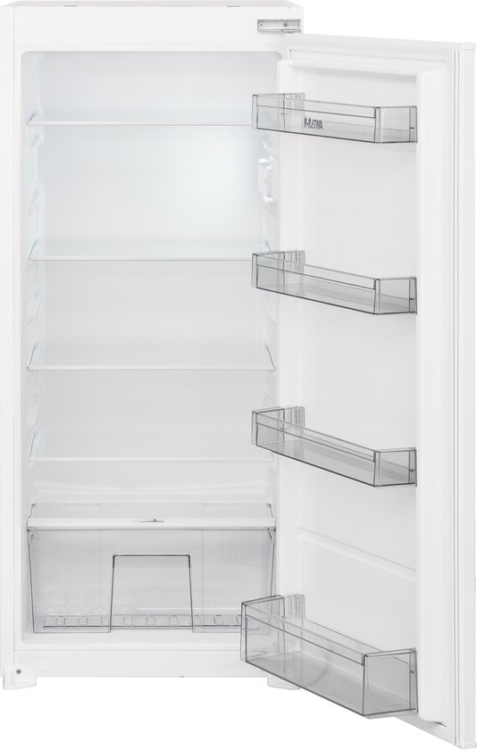 Inbouw koelkast ETNA 193L sleepdeur 122cm energieklasse E SuperCool groentelade LED thermostaat