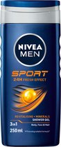 12x Nivea Men Sport Douchegel 250 ml