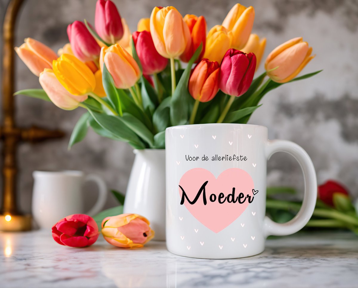 Koffiemok voor de allerliefste moeder - Moederdag - leuke teksten