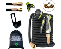 G-Flex Flexibele Tuinslang - Waterslang - 8 Verschillende Sproeistanden - Inclusief Opbergtas/splitter/Koppelstuk/Houder/Rubbers - 22,5 Meter