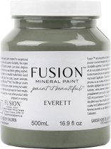 Fusion Mineral paint - Meubelverf - Olijfgroen - Acrylverf - Everett- 500 ml