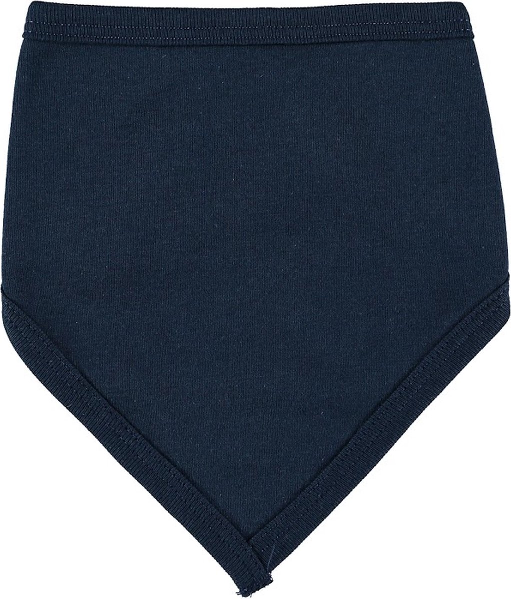 Baby slab bandana driehoek biologisch katoen - donkerblauw - Limobasics