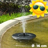 Allernieuwste fontaine SOLAIRE .nl® à Énergie solaire - Fontaine pour bain d'oiseaux - Fontaine de piscine Décoration de jardin' étang - Fontaine respectueuse de l'environnement - couleur: Zwart