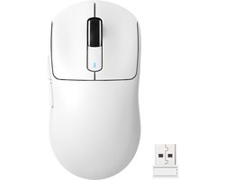 ATTACK SHARK X3 Draadloze Gaming Muis - Wired/2.4G/BT5.4 - Lichtgewicht 49G - PAW3395 - 26000DPI - Wit
