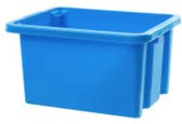 HL - opbergboxen - Opslagbakken - Hobbybox - Stapelbak - Stapelbox - Opslagbak - Opbergdoos - Magazijnbak - Stapel - Nestbaar - 42x33x23 cm