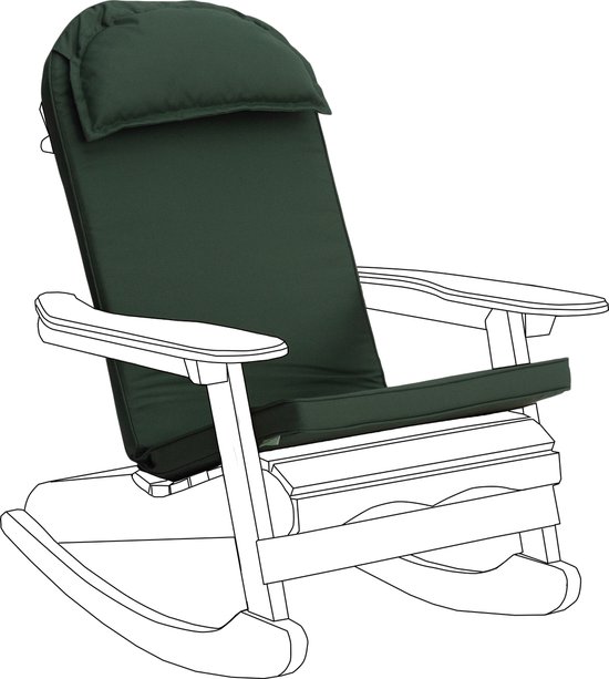LILENO HOME Tuinstoelkussens als 2-delige set - stoel met hoge rugleuning, in grijs, comfortabele kussens als zitkussens voor tuinmeubelen, stoelkussens voor tuinstoelen en klapstoelen