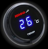 Temperatuurmeter Koso i-Gear 0-120 graden blauw