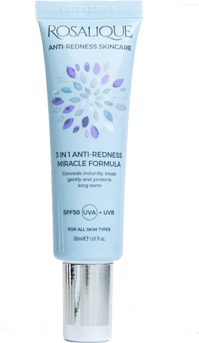 Rosalique - Anti-Redness Miracle Formula SPF 50 - 0%parfum - 30ml