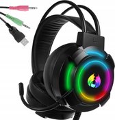 Dunmoon Gaming Headset met Microfoon - 3,5 mm Jack en USB - Zwart