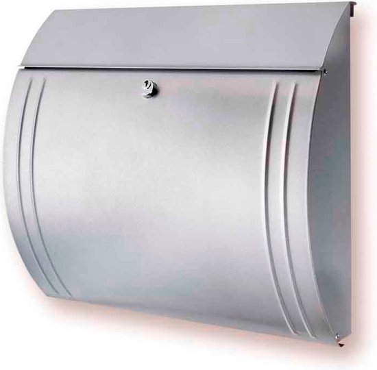 Brievenbus 'Swing', BURG-WÄCHTER - zilver | Vepa Bins