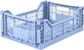 AyKasa Folding Crate Midi Box - Baby Blue