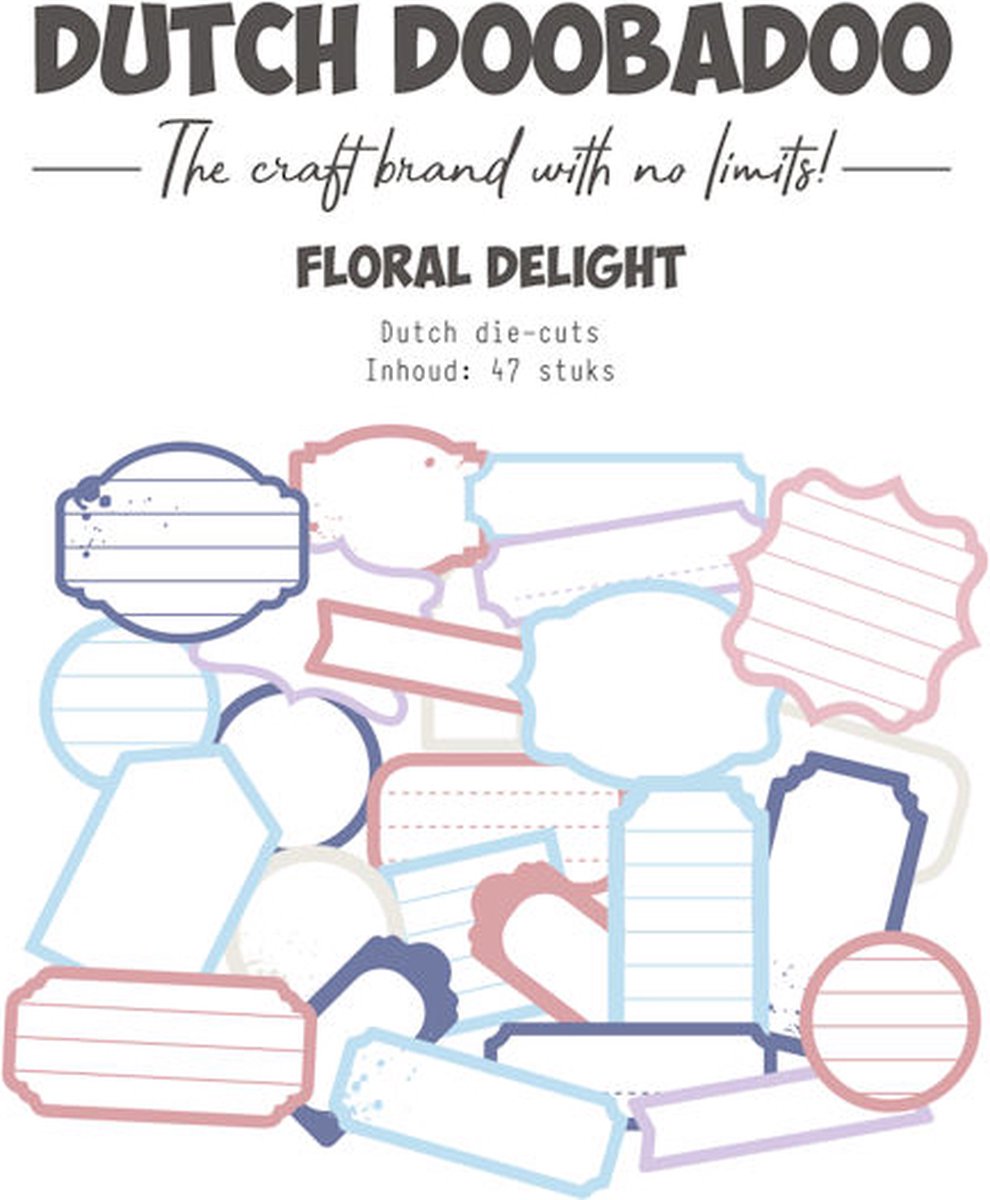 Die-cuts - DDBD - Floral Delight - 47 pcs