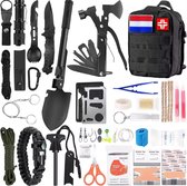 Kit de Survie professionnel Twenty4seven® - Kit d'urgence - Couteau de Survie - Kit de survie - Trousse de Premiers secours - 40 pièces