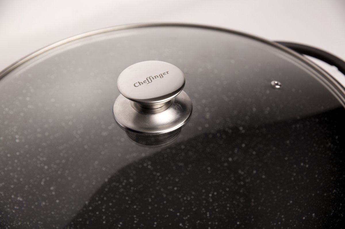 Cheffinger Cheffinger XL Wokpan met Deksel - afbeelding 4